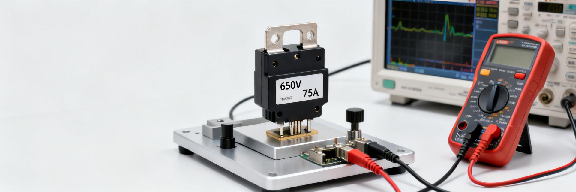 IGBT 650V 75A: מפרט טכני עיקרי ודוח בדיקה עבור GWA75H65DRFB2AG